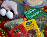 Foto del paso 1 de la receta: Patas muslo empanadas con papas zarpadas al horno!