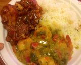 A picture of step 5 of Fry stewed chicken.