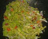 Foto langkah ke 4 dari resep Tumis Bunga Pepaya Teri .