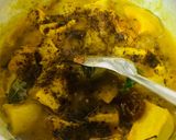 A picture of step 3 of Amba/Mango Khata.