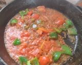 A picture of step 2 of Achari paneer.