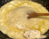 A picture of step 5 of Shrimp & Mushroom Fettuccine.