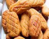 A picture of step 3 of Meethi khasta khajoor.