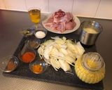 A picture of step 1 of Murgh Handi or Chicken Handi.