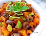 Foto langkah ke 5 dari resep Sambel Goreng Kentang Jantung Ayam.