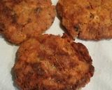 A picture of step 5 of Brad's salmon burgers.
