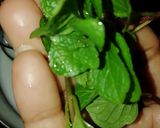A picture of step 2 of Masala Chhas (spicy buttermilk).