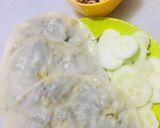 A picture of step 5 of Keema phara/ Pitha.