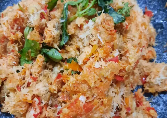 Langkah-langkah untuk membuat Resep Sambal(urap) Tempe Daun Jeruk ala Dapur RumahðŸ˜‹