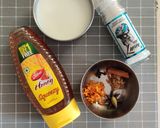 A picture of step 1 of Masala turmeric milk.
