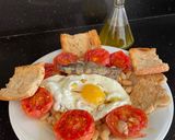 Foto del paso 2 de la receta: Arengada(sardina salada)huevo, tomate de rama y judías blanca