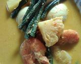 Foto langkah ke 7 dari resep Gulai udang telur nenas kacang panjang.