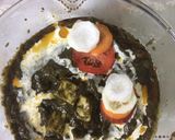 A picture of step 6 of Palak paneer.