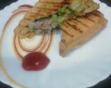 A picture of step 5 of Ahemdabadi 3-layered Sandwich.