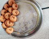 A picture of step 8 of Balushahi बालूशाही.
