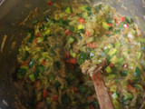 Tortilla de zapallitos verdes y papa rallada