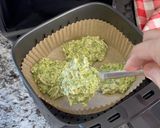 A picture of step 7 of Whole Wheat Broccoli Burgers in Air Fryer.