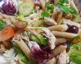 Foto del paso 6 de la receta: Ensalada de pasta con pavo saludable