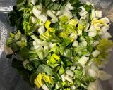 A picture of step 4 of Napa Cabbage Potstickers.