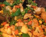 A picture of step 7 of Navratan Korma.