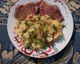 Pas rețetă Ceafă de porc cu garnitură de cartofi 1 fotografie