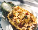 รูปขั้นตอนการทำที่ 8 ของ ข้าวผัดสับปะรดไก่กุนเชียง