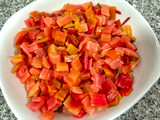 Ceviche de tallos de acelga
