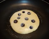 A picture of step 2 of Blueberry Pancakes#themechallenge.