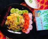 A picture of step 6 of Beef Biryani.
