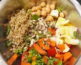 A picture of step 3 of Quinoa Apricot Salad.