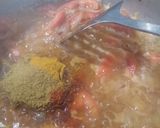 A picture of step 2 of Masala kaleji.