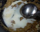 A picture of step 6 of Shahi kaju and mango curry.