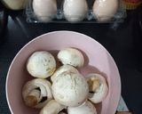 Foto langkah ke 1 dari resep Egg drop jamur champignon (start 6+ sesuaikan tekstur).