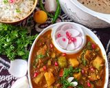 हरे बैंगन आलू की मसाला करी सब्ज़ी (Hare baingan aloo ki masala curry sabzi recipe in Hindi) रेसिपी चरण 17 फोटो