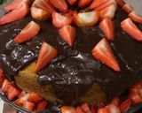 Foto do passo 6 de Bolo de cenoura com morangos 🥕🍓