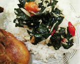 Foto langkah ke 5 dari resep Tumis Daun Singkong Teri Medan.