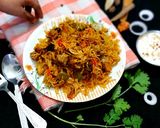 वेज सोया दम बिरयानी(veg soya dam biryani recipe in hindi) रेसिपी चरण 10 फोटो