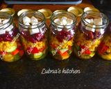 A picture of step 2 of Salad in a Jar:.