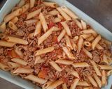 Tepsis bolognai tészta recept fázis 2 fotója