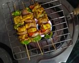 A picture of step 6 of Smoky Paneer tikka.