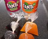 A picture of step 2 of Fanta ice pops.