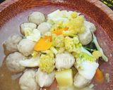 Foto langkah ke 6 dari resep Sup Bakso Sayur.