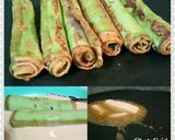 Foto langkah ke 6 dari resep 🍞 Roti Pandan isi Blueberry Cekelat #Dapur Fitri 🍞.