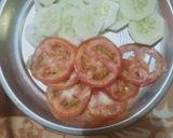 A picture of step 2 of Veg sandwich.