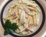 Bacon and three cheese carbonara with strozzapreti pasta recipe step 6 photo