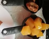 A picture of step 1 of Mixed fruit chutney.
