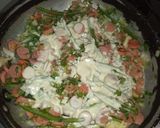 Foto del paso 2 de la receta: Espaguetis con salchicha en crema de leche