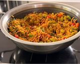A picture of step 12 of Spiced Edamame & Cranberry Rice.