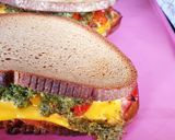 Une image de l'étape 4 de Croque monsieur multicolore 😋.