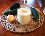 A picture of step 7 of Jorgette's Cucumber and Avocado Gazpacho.